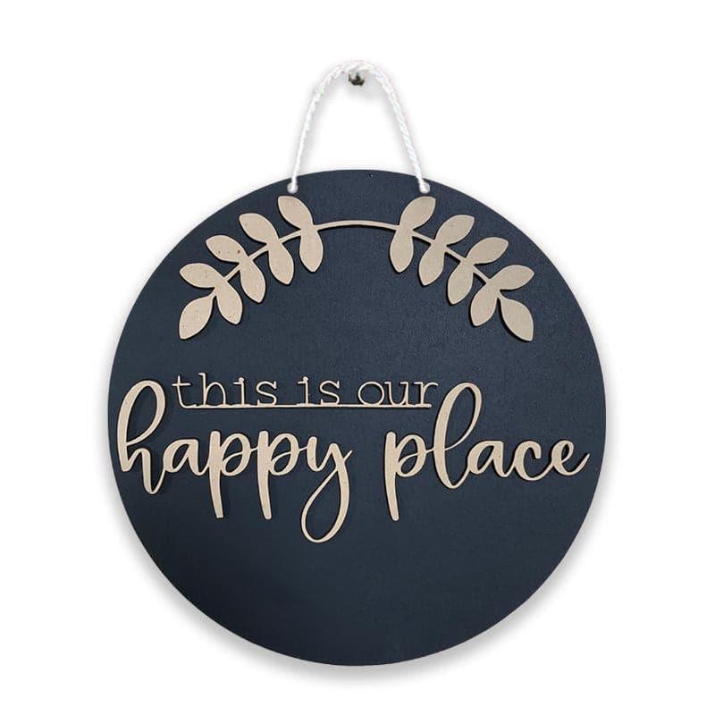 Wall Accents - Home Is A happy Place Wall Decor