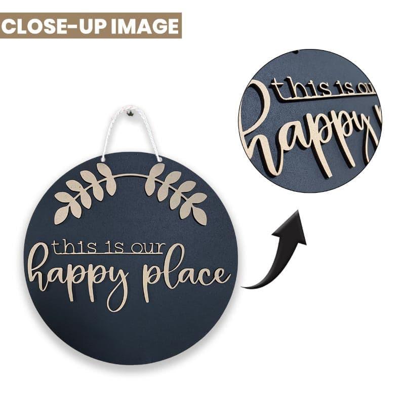 Wall Accents - Home Is A happy Place Wall Decor