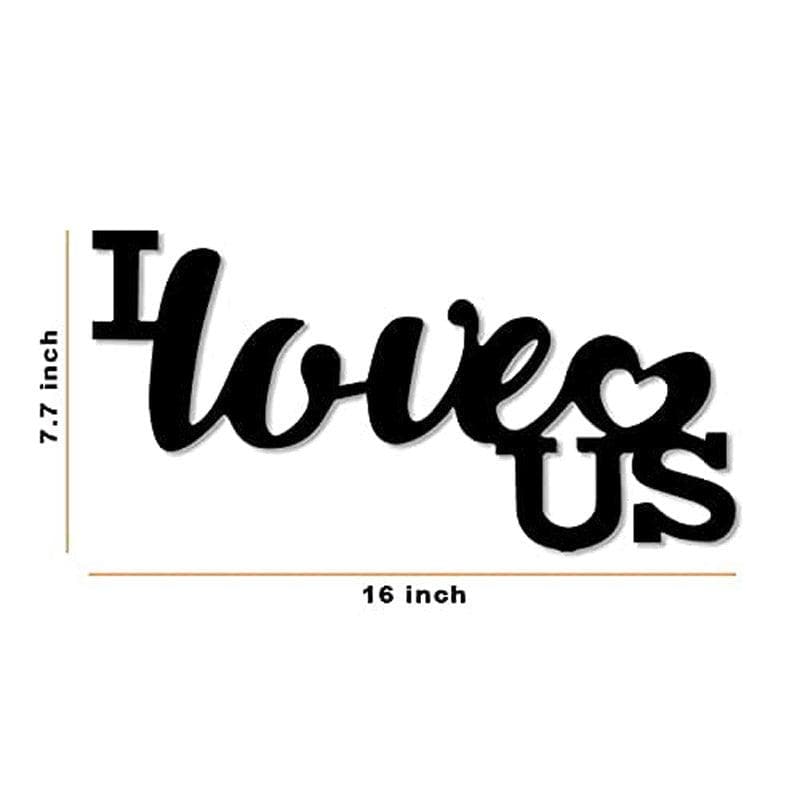 Buy I Love Us Wall Accent Wall Accents from Vaaree