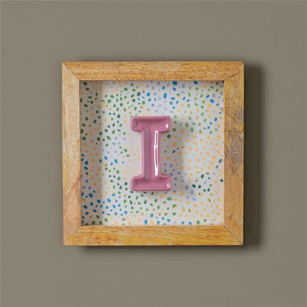 Wall Accents - (I) Mini Mottled Mono Wall Hanging - Pink