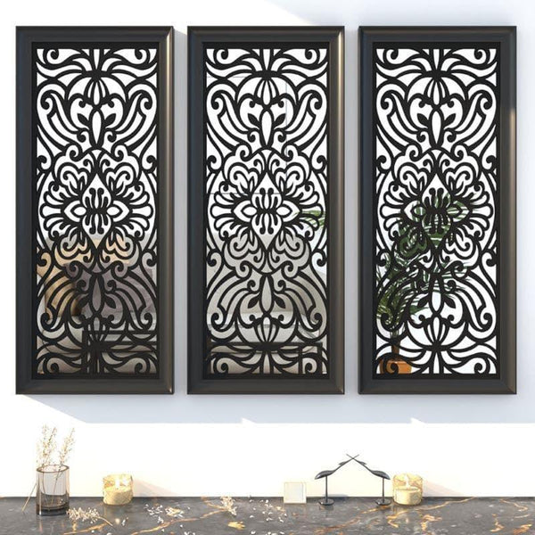 Wall Accents - Issena Decorative Wall Accent (Black) - Set Of Three