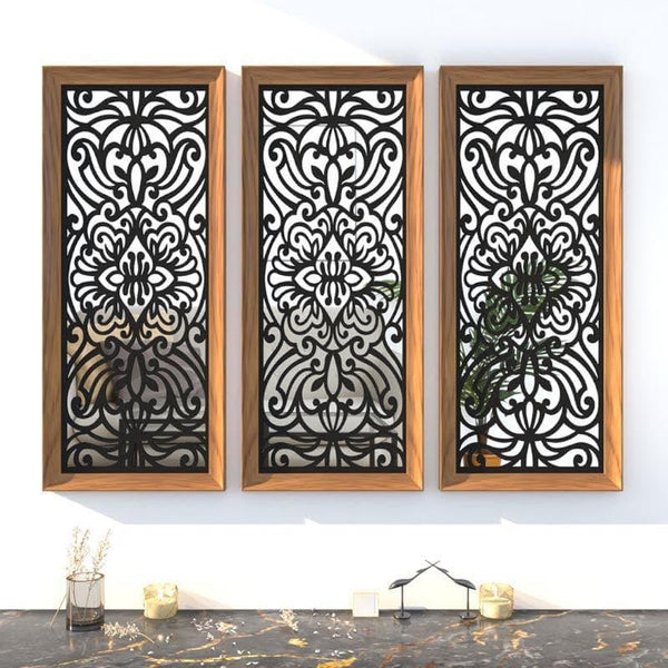 Wall Accents - Issena Decorative Wall Accent (Brown) - Set Of Three