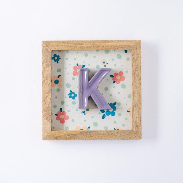 Wall Accents - (K) Mini Mottled Mono Wall Hanging - Purple