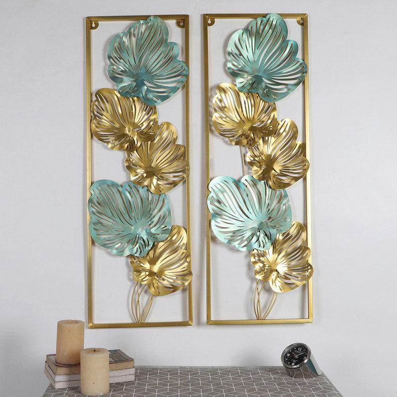 Buy Wall Accents - Leafy Loaf Wall Accent - Set Of Two at Vaaree online