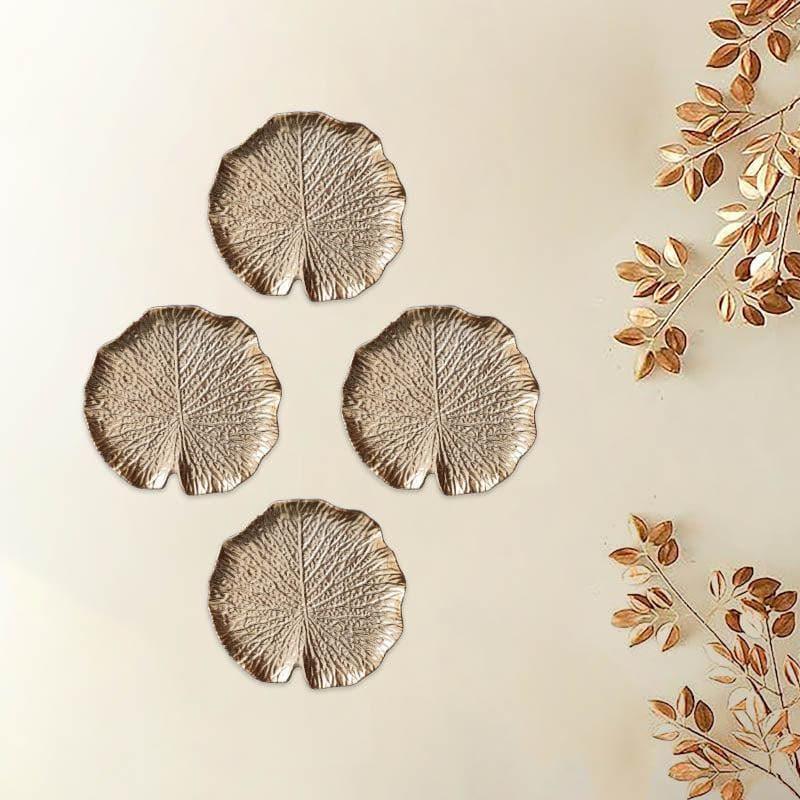 Buy Leafy Wall Decor - Set Of Four Wall Accents from Vaaree