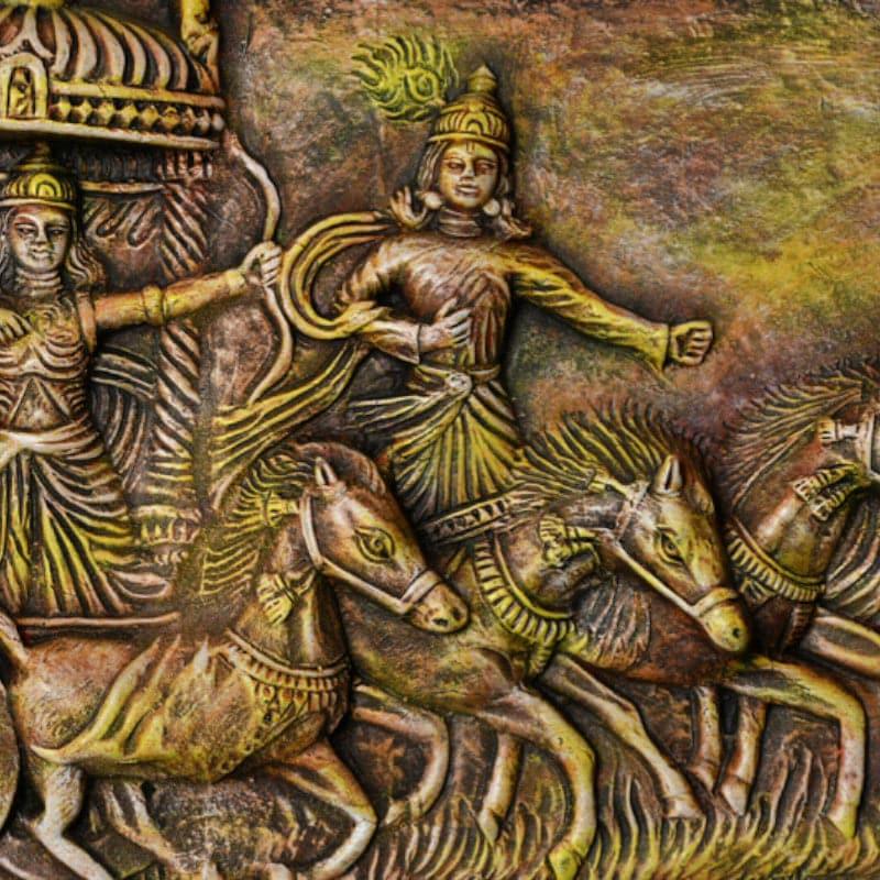 Buy Mahabharatha Legend Wall Accent Wall Accents from Vaaree