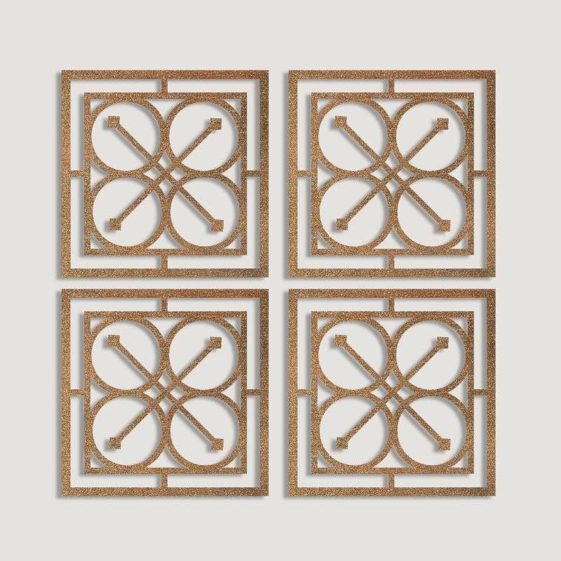 Wall Accents - Musiyo Wall Decor - Gold