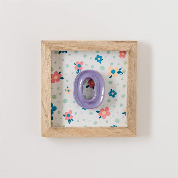 Wall Accents - (O) Mini Mottled Mono Wall Hanging - Purple