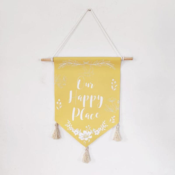 Wall Accents - Our Happy Place Wall Hanging