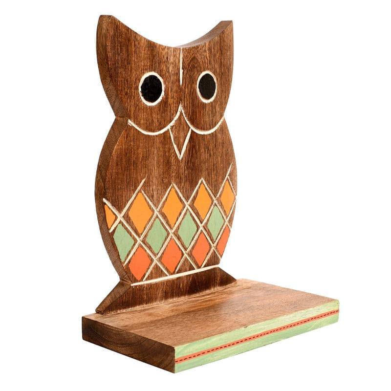 Wall Accents - Owlery Wall Shelf With Pot - Set Of Three