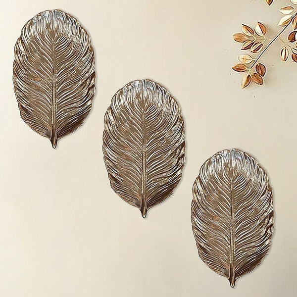 Wall Accents - Palm Leaf Wall Decor - Set Of Three