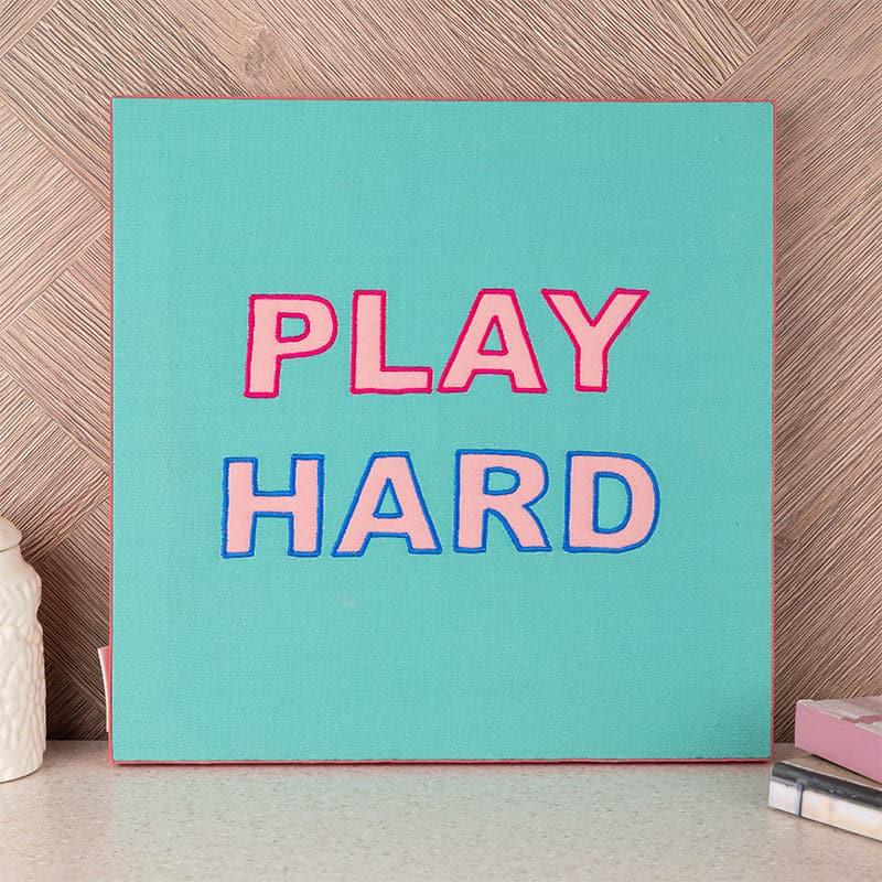 Wall Accents - Play HardMotivational Wall Accent