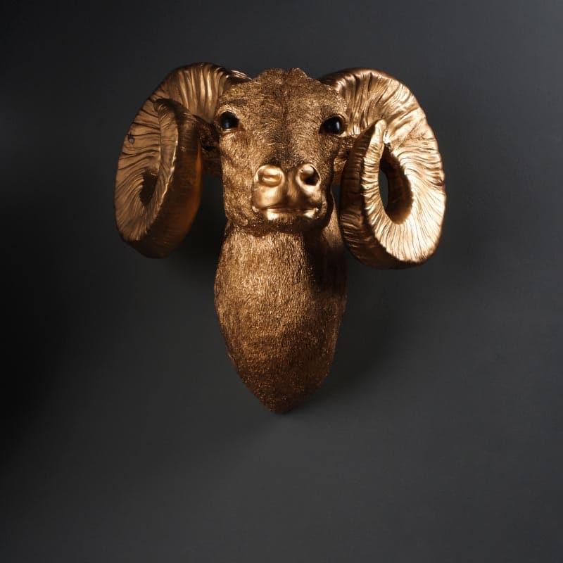 Buy Ramzie Ram Head Wall Mounted Showpiece Wall Accents from Vaaree