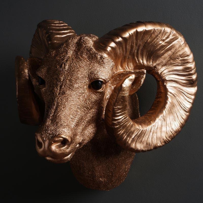 Buy Ramzie Ram Head Wall Mounted Showpiece Wall Accents from Vaaree