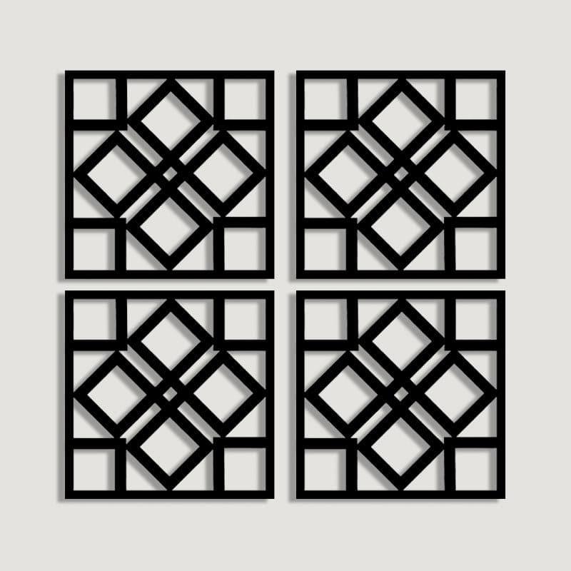 Wall Accents - Rezi Wall Decor - Black