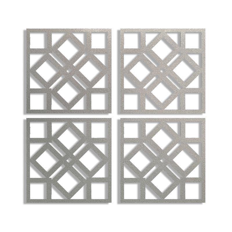 Buy Rezi Wall Decor - Silver Wall Accents from Vaaree