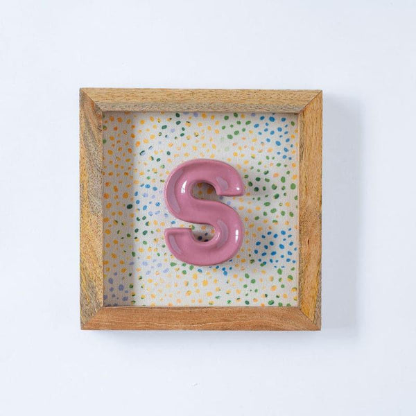 Wall Accents - (S) Mini Mottled Mono Wall Hanging - Pink