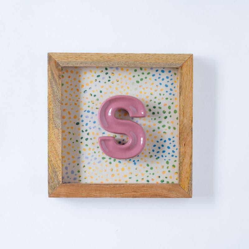 Buy (S) Mini Mottled Mono Wall Hanging - Pink Wall Accents from Vaaree