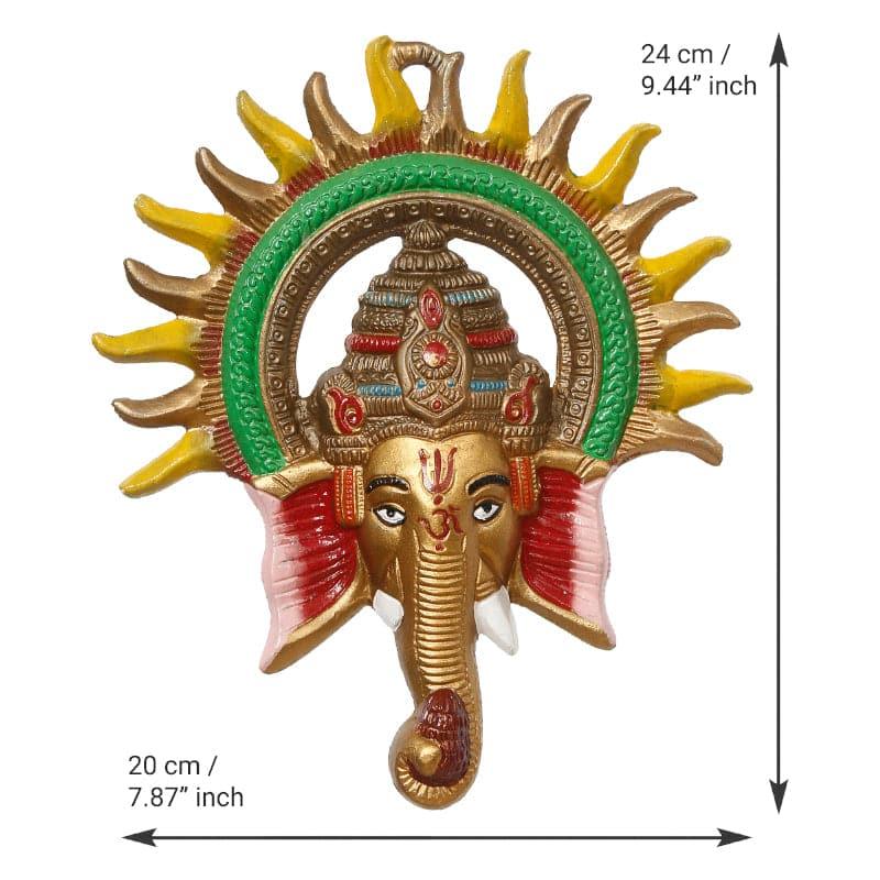 Buy Shri Ganesh Surya Wall Accent Wall Accents from Vaaree