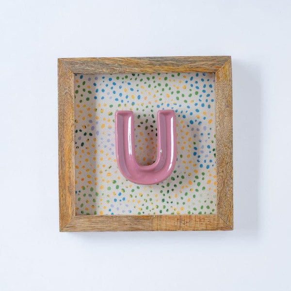 Wall Accents - (U) Mini Mottled Mono Wall Hanging - Pink