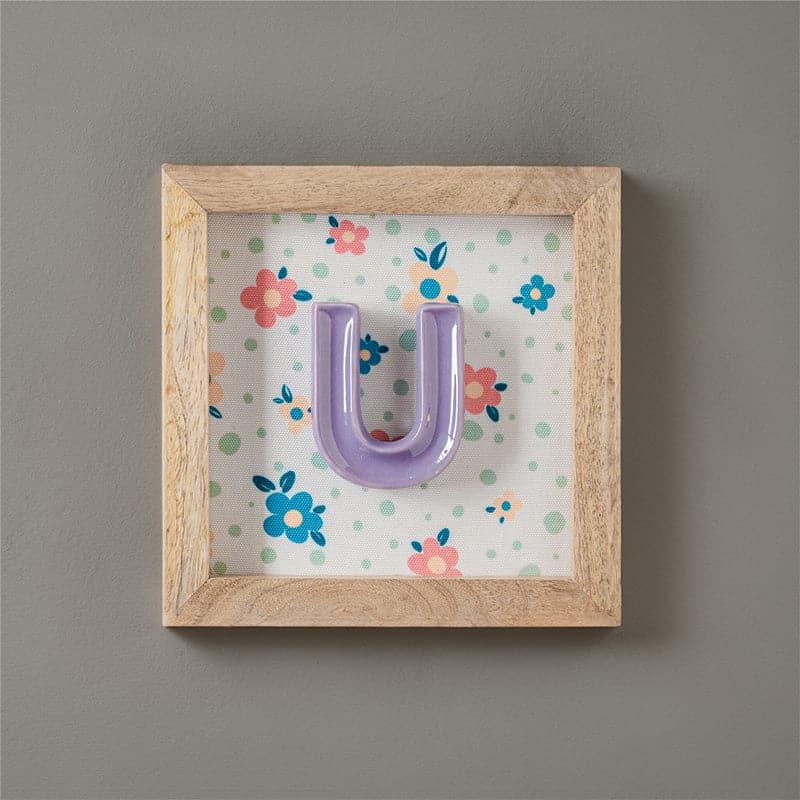 Buy Wall Accents - (U) Mini Mottled Mono Wall Hanging - Purple at Vaaree online