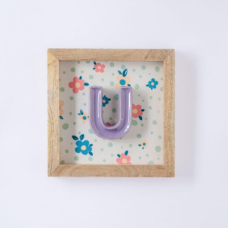 Buy Wall Accents - (U) Mini Mottled Mono Wall Hanging - Purple at Vaaree online