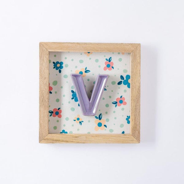 Wall Accents - (V) Mini Mottled Mono Wall Hanging - Purple