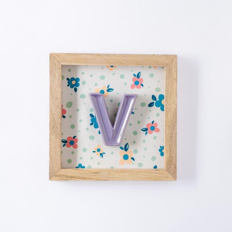 Buy (V) Mini Mottled Mono Wall Hanging - Purple Wall Accents from Vaaree