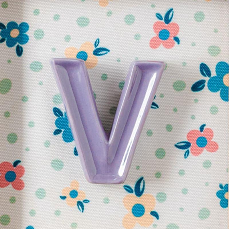 Buy (V) Mini Mottled Mono Wall Hanging - Purple Wall Accents from Vaaree