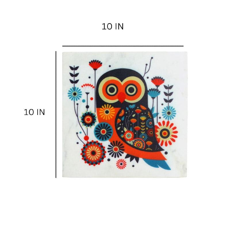 Buy Vibrant Night Owl Wall Accent Wall Accents from Vaaree