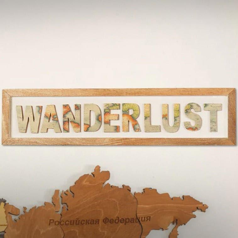 Wall Accents - Wanderlust Wonder Wall Accent