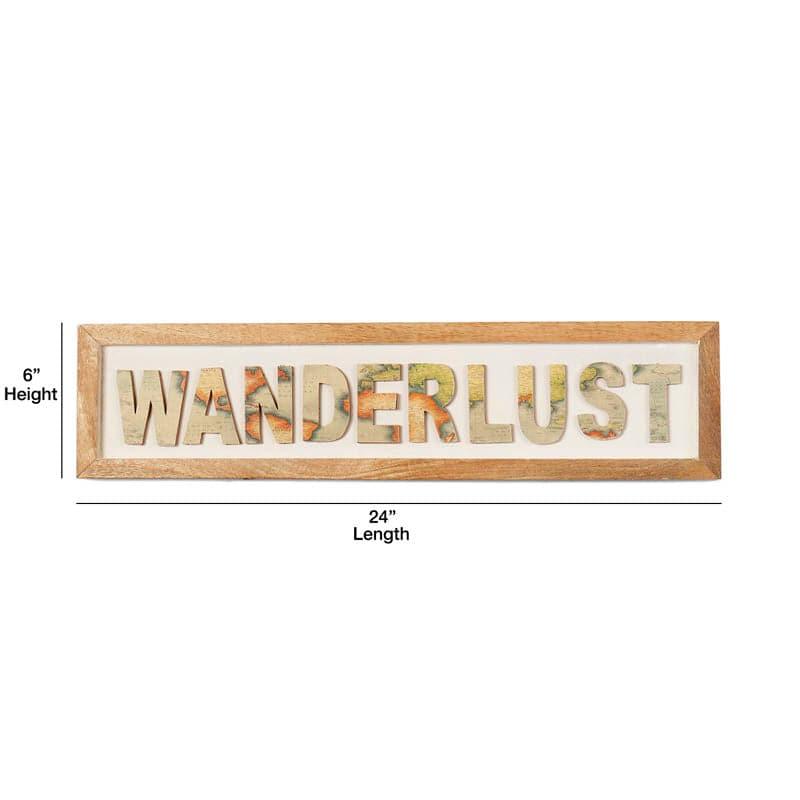 Wall Accents - Wanderlust Wonder Wall Accent