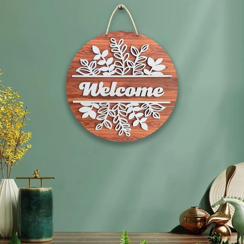 Wall Accents - Welcome Home Wall Decor - Brown