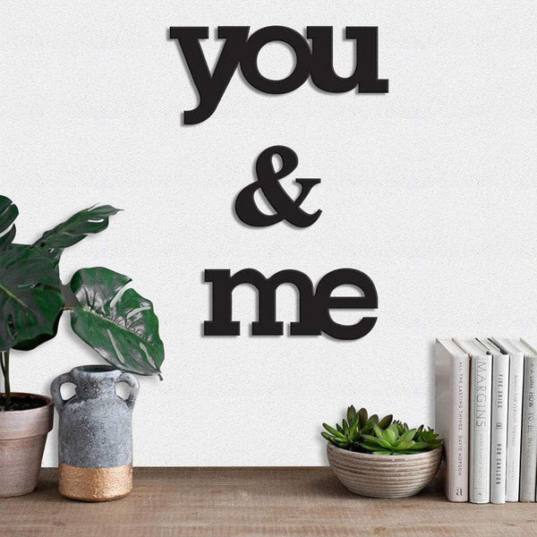 Wall Accents - You & Me Wall Accent - Set Of Three