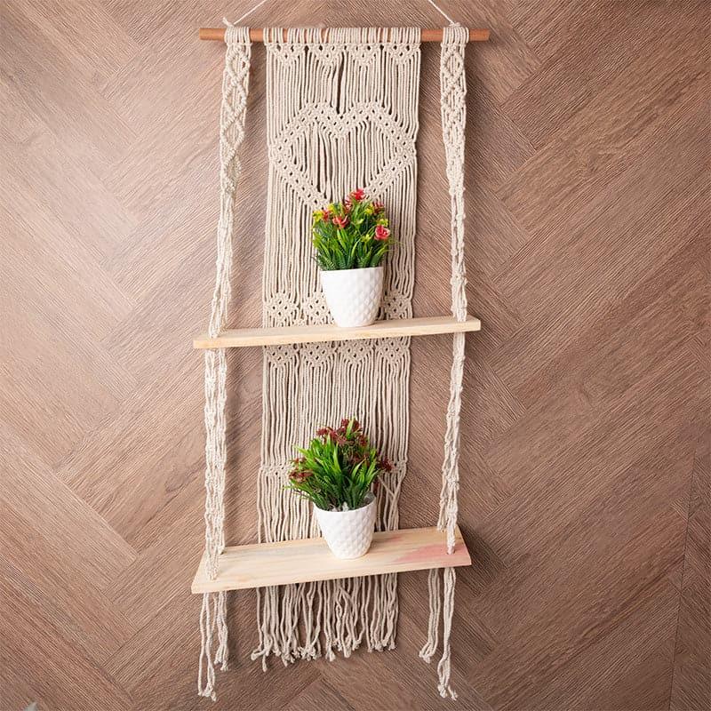 Wall & Book Shelves - Kocha Macrame Wall Shelf