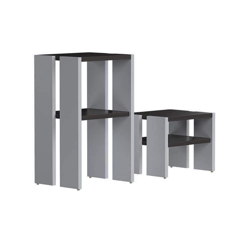 Wall & Book Shelves - Vesper Shelf (Grey & White) - Set Of Two