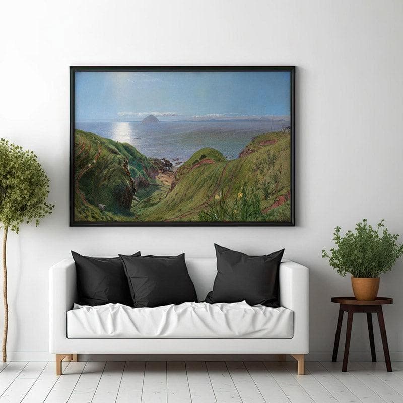 Wall Art & Paintings - A Bright Day Wall Painting - Black Frame