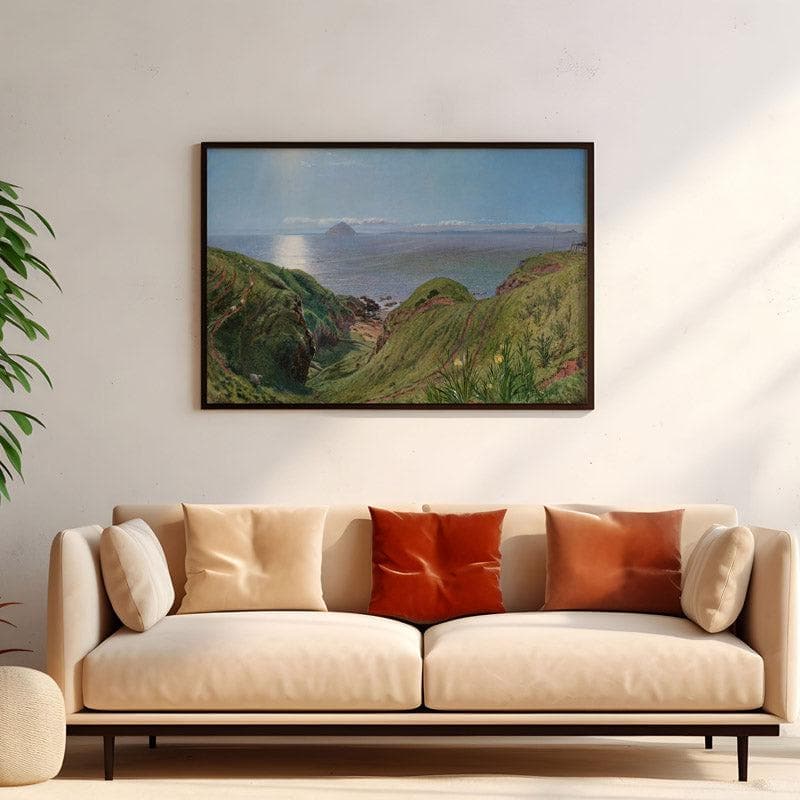 Wall Art & Paintings - A Bright Day Wall Painting - Black Frame