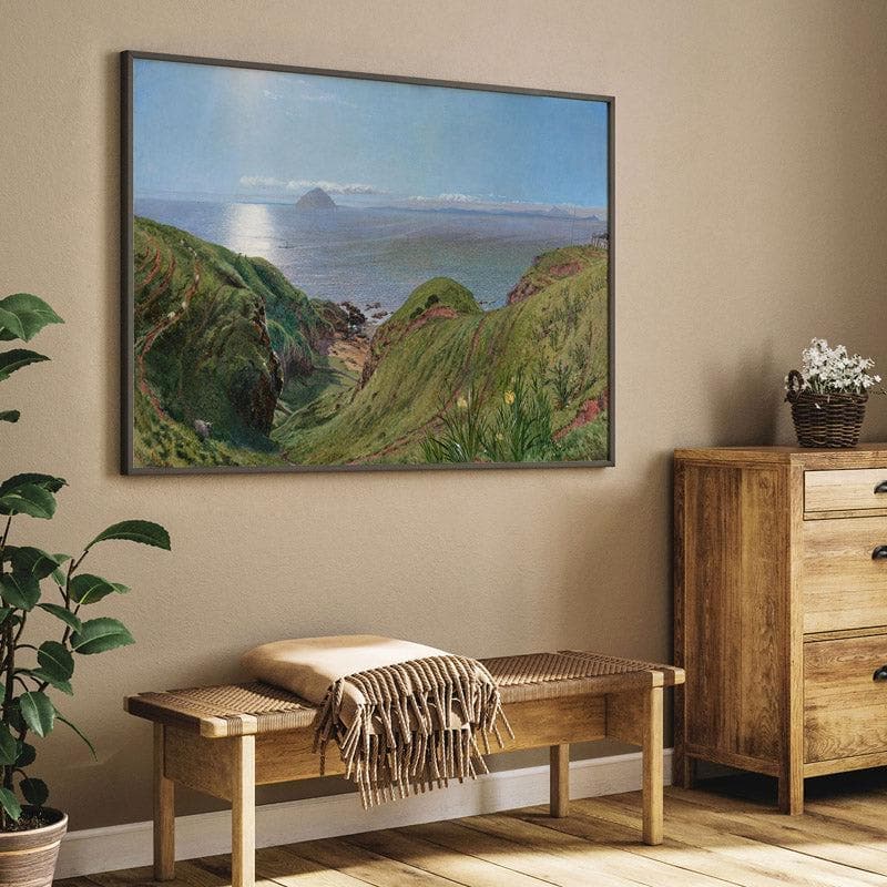 Wall Art & Paintings - A Bright Day Wall Painting - Black Frame