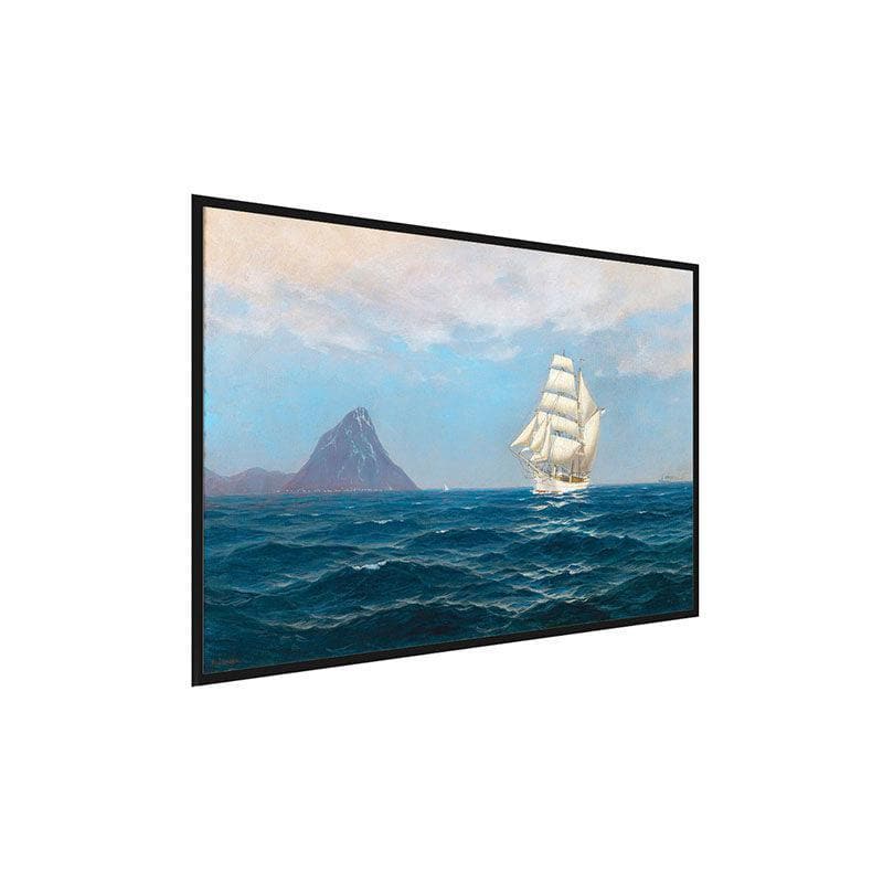 Wall Art & Paintings - A Sailing Ship Wall Painting - Black Frame