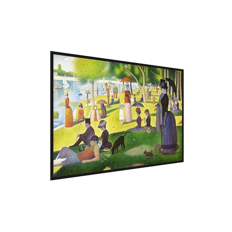 Wall Art & Paintings - A Sunday Park Wall Painting - Black Frame