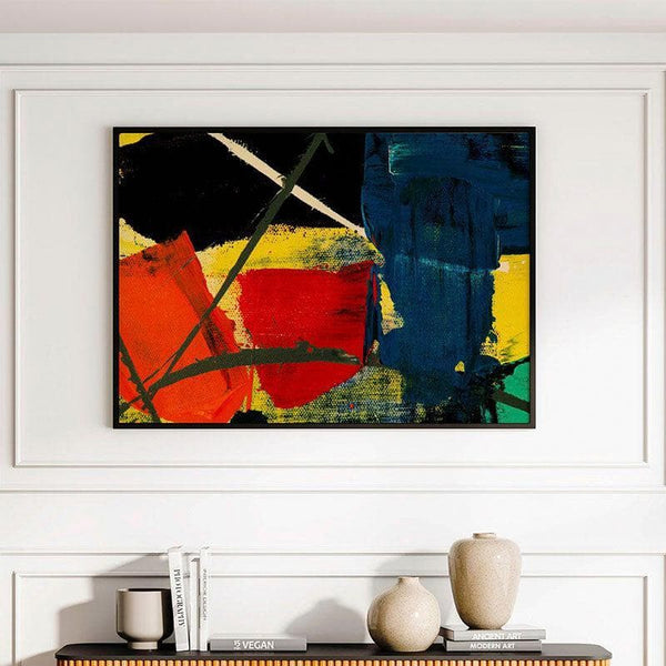 Wall Art & Paintings - Abstract Art Wall Painting - Black Frame