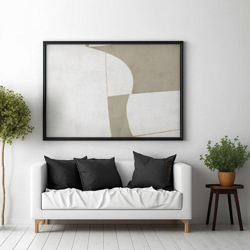 Wall Art & Paintings - Abstract Cabot Wall Painting - Black Frame