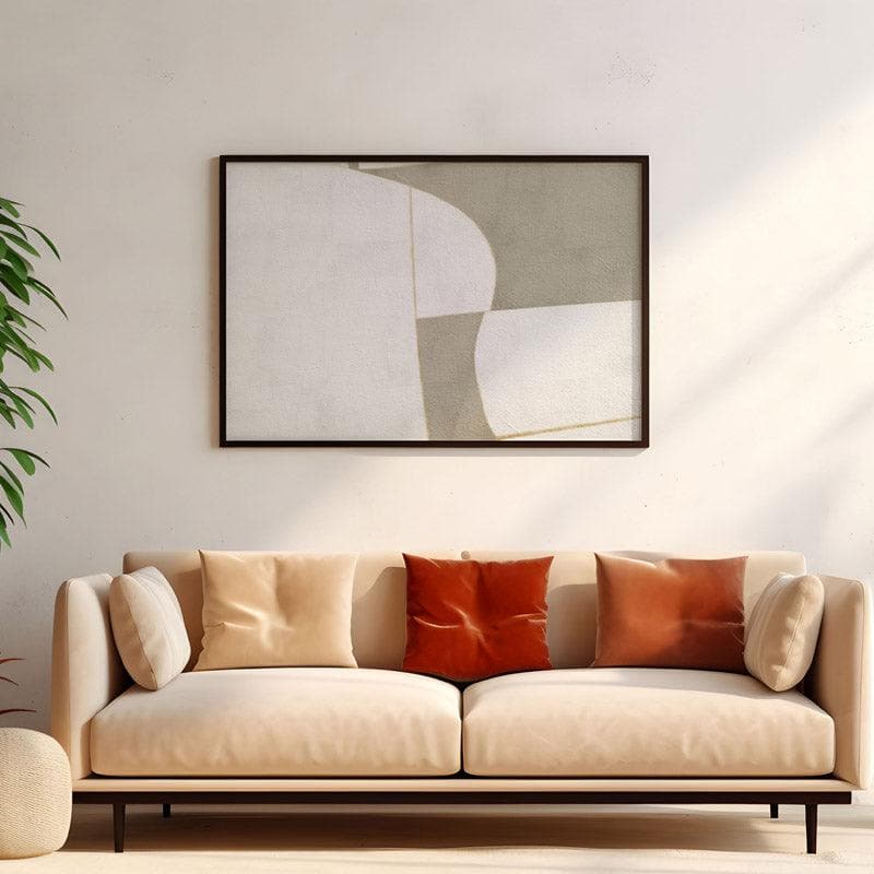 Wall Art & Paintings - Abstract Cabot Wall Painting - Black Frame