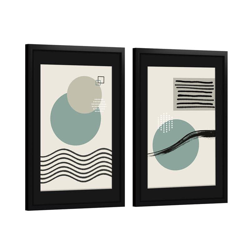 Wall Art & Paintings - Abstract Circles Wall Art - Set Of Two