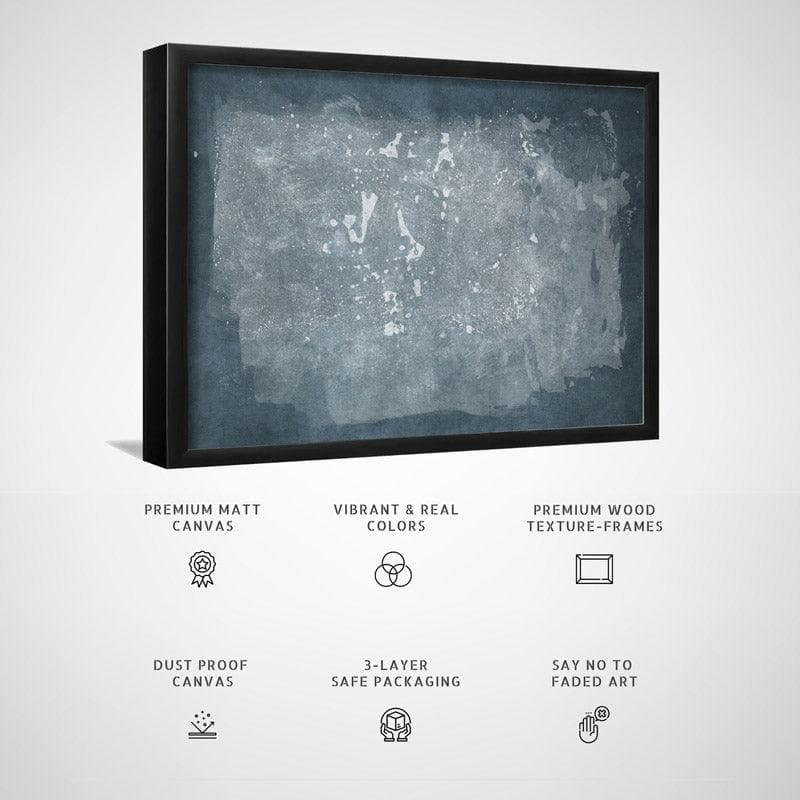 Wall Art & Paintings - Abstract Dandy Wall Painting - Black Frame