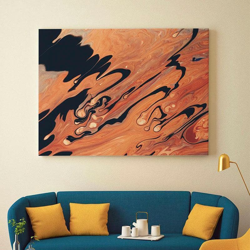 Wall Art & Paintings - Abstract Embrace Wall Painting - Gallery Wrap