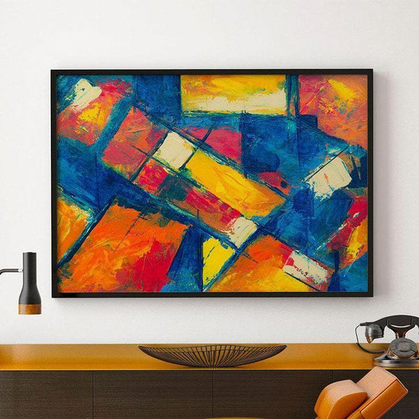 Wall Art & Paintings - Abstract Illusions Wall Painting - Black Frame