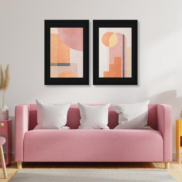 Wall Art & Paintings - Abstract Steps to Haven Wall Art - Set Of Two