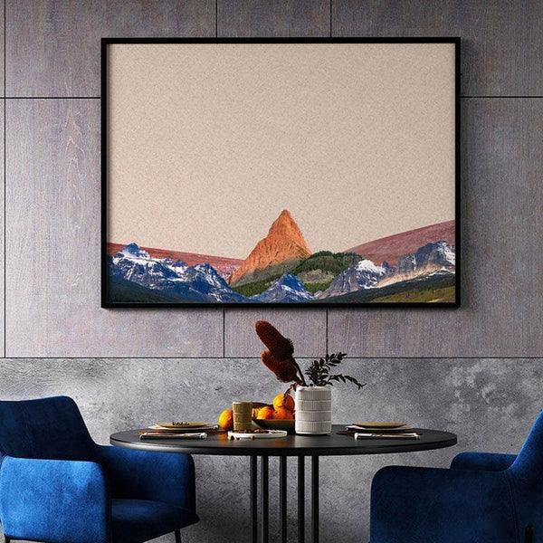 Wall Art & Paintings - Aesthetic Landscape Wall Painting - Black Frame